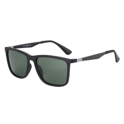 ZENOTTIC Polarized Sunglasses for Men Rectangle Ultralight Carbon Fiber Frame UV400 Protection Classic Sun Glasses - Image 4