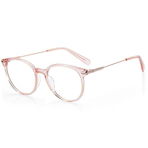 ZENOTTIC Round Optical Glasses Transparent Frame Clear Lens Eyewear Non-prescription Eyeglasses for Women - Image 7