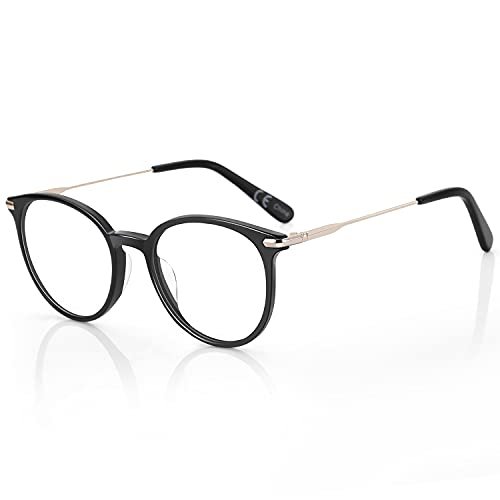 ZENOTTIC Round Optical Glasses Transparent Frame Clear Lens Eyewear Non-prescription Eyeglasses for Women - Image 5