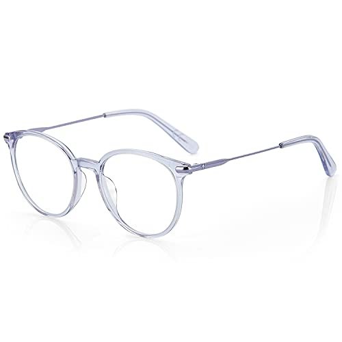 ZENOTTIC Round Optical Glasses Transparent Frame Clear Lens Eyewear Non-prescription Eyeglasses for Women - Image 8