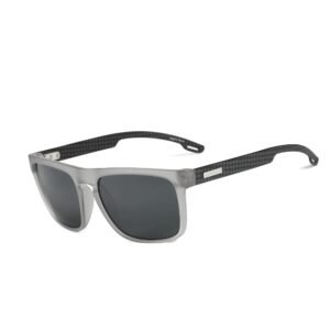 ZENOTTIC Polarized Sunglasses Men Square: Unbreakable TR90 Frame Carbon Fiber Temple UV400 Protection Sun Glasses for Driving