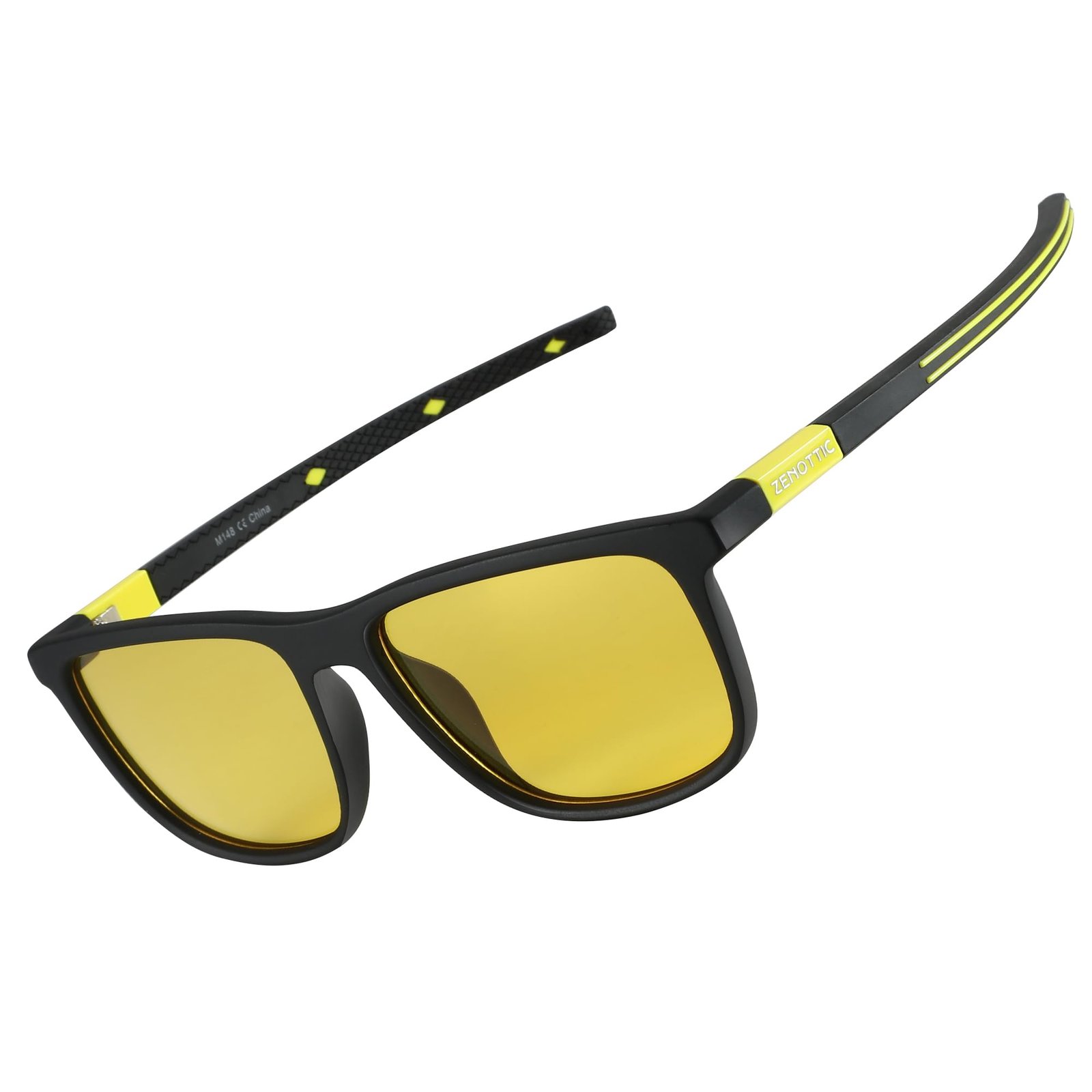 ZENOTTIC Night Vision Glasses for Men Yellow Lens Night Driving Glasses Reduce Glare and Enhance Vision - Image 6